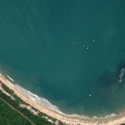Satellite imagery of Ponta Madeiro, BR