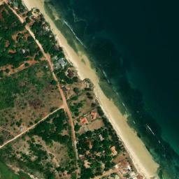 Satellite imagery of Ras Kiromoni, TZ
