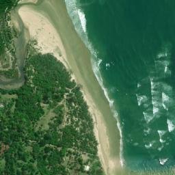 Satellite imagery of Ras Kanzi, TZ
