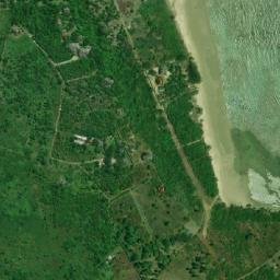 Satellite imagery of Ras Kanzi, TZ