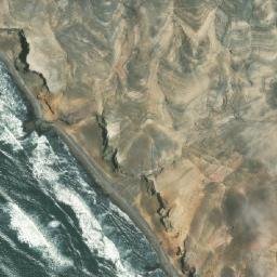 Satellite imagery of Punta El Mesón, PE