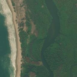 Satellite imagery of Quicembo Point, AO