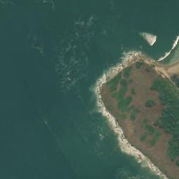 Satellite imagery of Quicembo Point, AO