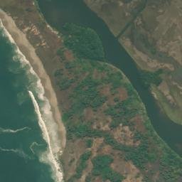 Satellite imagery of Quicembo Point, AO