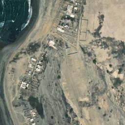 Satellite imagery of Punta Corralito, PE
