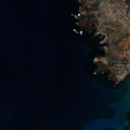Satellite imagery of Pyramid Rock, SH