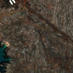 Satellite imagery of Pyramid Rock, SH