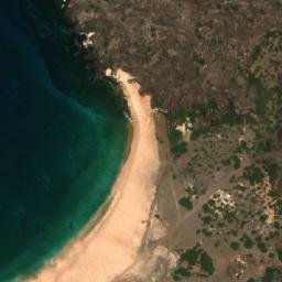 Satellite imagery of Pyramid Rock, SH