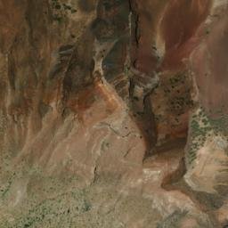 Satellite imagery of Spire Rock, SH