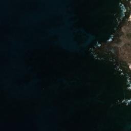 Satellite imagery of Stackpole Point, SH