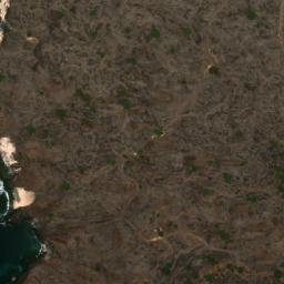 Satellite imagery of Stackpole Point, SH
