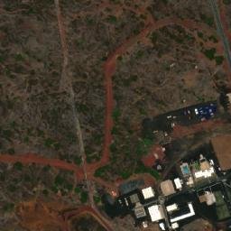 Satellite imagery of Stackpole Point, SH