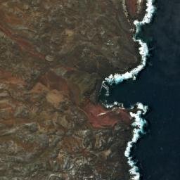 Satellite imagery of Crater Cliff, SH