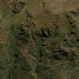 Satellite imagery of Cerro Caparina, PE