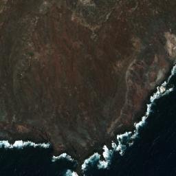Satellite imagery of Pillar Rocks, SH