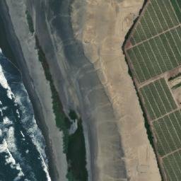 Satellite imagery of Punta Uripe, PE