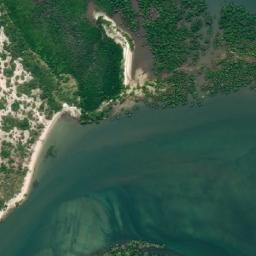 Satellite imagery of Ras Samanga Fungu, TZ