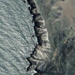 Satellite imagery of Punta Guañape, PE