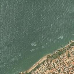 Satellite imagery of Ponta das Lagostas, AO