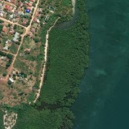 Satellite imagery of Ras Mbavuma, TZ