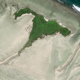 Satellite imagery of Ras Kivurugu, TZ