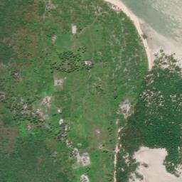 Satellite imagery of Ras Kivurugu, TZ