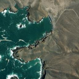 Satellite imagery of Punta Calvario, PE