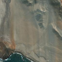 Satellite imagery of Punta Patillos, PE