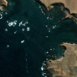 Satellite imagery of Punta Muñi, PE