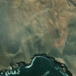 Satellite imagery of Punta Negra, PE