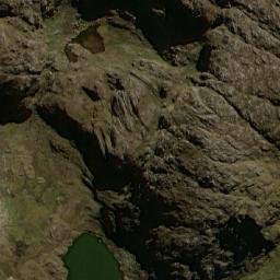 Satellite imagery of Cerro Plumario, PE