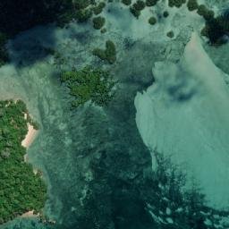 Satellite imagery of Button Rock, TZ