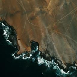 Satellite imagery of La Gaviota, PE