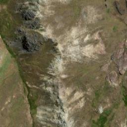 Satellite imagery of Cerro Curucuta, PE