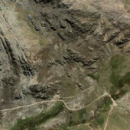 Satellite imagery of Cerro Tucto, PE