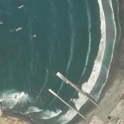 Satellite imagery of Punta Supe, PE