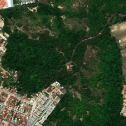 Satellite imagery of Morro do Urubu, BR