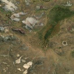 Satellite imagery of Cerro Cauquish, PE