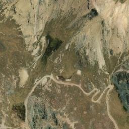 Satellite imagery of Cerro Cauquish, PE