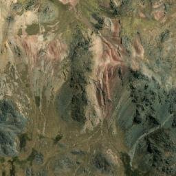 Satellite imagery of Cerro Cauquish, PE
