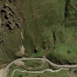 Satellite imagery of Cerro Huarhuanchani, PE