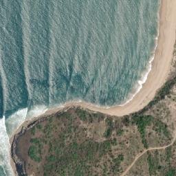 Satellite imagery of Ponta do Dengue, AO