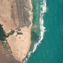 Satellite imagery of Ainag Point, AU