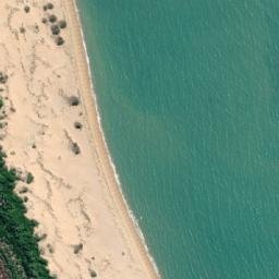 Satellite imagery of Cuthbert Point, AU