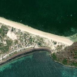 Satellite imagery of Ponta Pangane, MZ