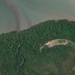 Satellite imagery of Fright Point, AU