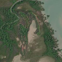 Satellite imagery of Fright Point, AU