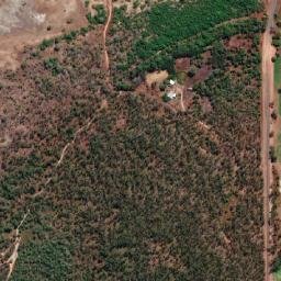 Satellite imagery of Mount Saunders, AU