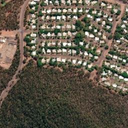 Satellite imagery of Mount Saunders, AU