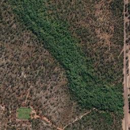 Satellite imagery of Mount Saunders, AU